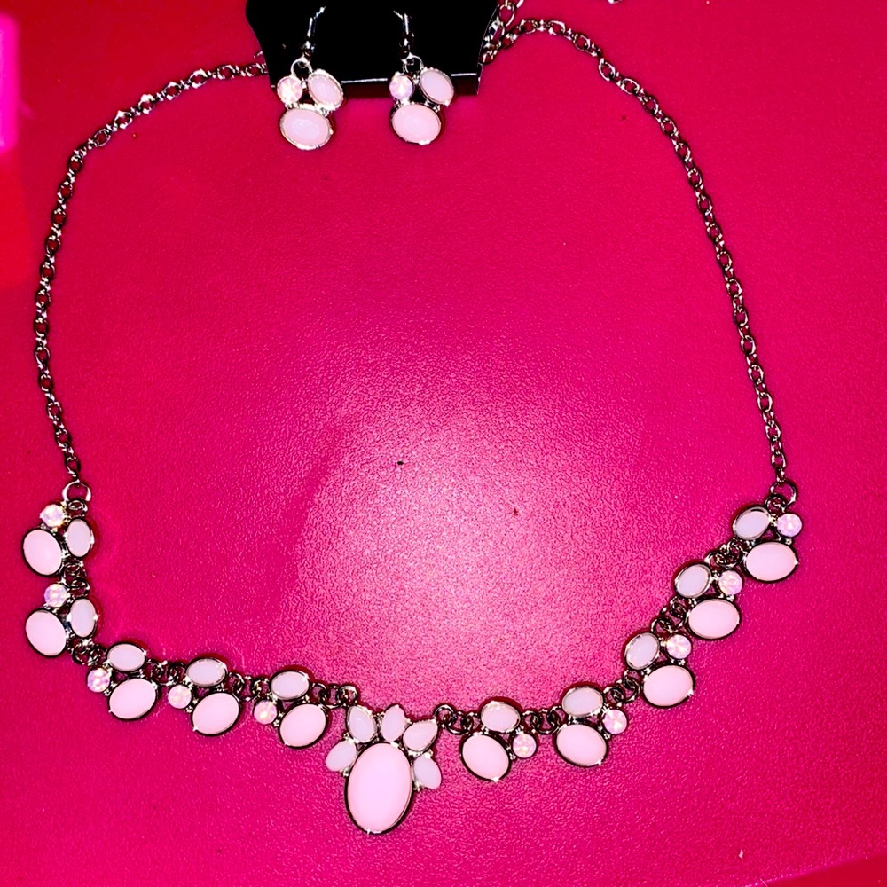 Necklace with matching earrings